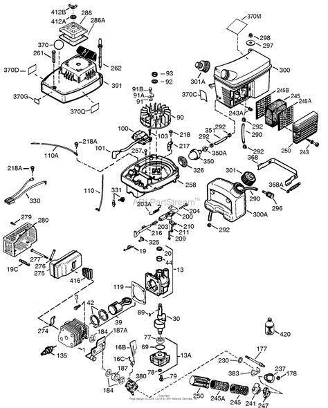 Tecumseh TC300-3194G Parts Diagram for Engine Parts List #1