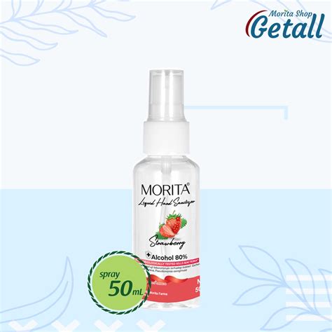 Jual Morita Shop Liquid Hand Sanitizer Alcohol Strawberry Volume