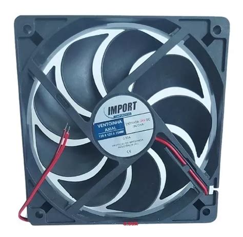 Micro Ventilador Cooler Ventoinha 120x120x25 Mm 24v 10 Pçs Frete grátis