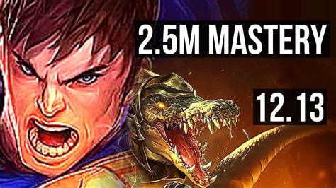 GAREN Vs RENEKTON TOP 2 5M Mastery 6 2 7 400 Games Rank 13