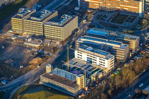 Bochum Aus Der Vogelperspektive Umbau Und Erweiterung Von Parkdeck Auf