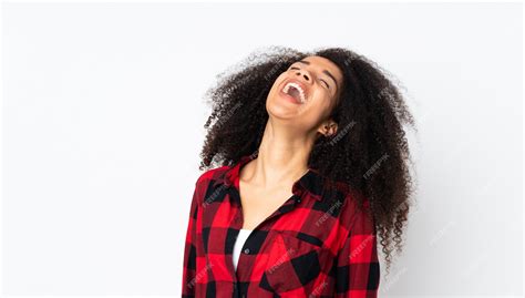 Premium Photo African American Woman Laughing