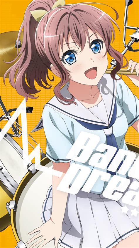 Bang Dream（バンドリ！） フルhd1080×1920スマホ壁紙待受 山吹沙綾 アニメ スマホ用画像88548