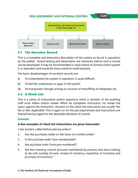 Risk Assessment And Internal Control Pdf