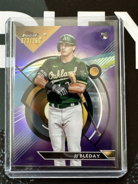 Topps Finest Jj Bleday Rookie Purple Refractor Rc