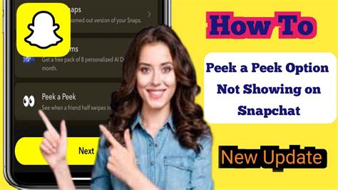 Snapchat Peek A Peek Feature How To Fix Snapchat Peek A Peek Option