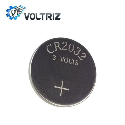 Bateria de Lítio 3V CR2032 VOLTRIZ