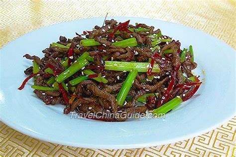 Shredded Beef Szechuan Style