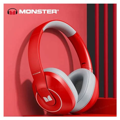 monster storm xkh wireless bluetooth headphone red surmawala website