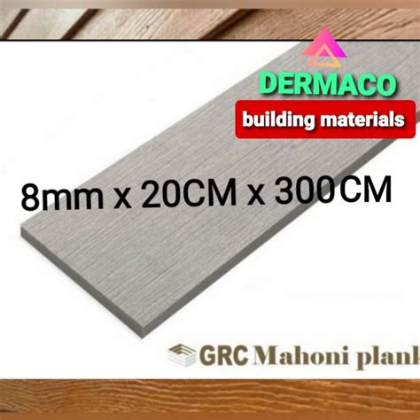 Jual Grc Mahoni Plank Cm Lisplang Grc Cm Mahoni Plank Grc Mm