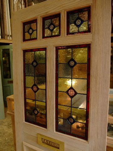 A Pretty Victorian Style Stained Glass Front Door Stained Glass Doors