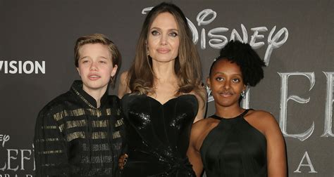 Angelina Jolie Brings Shiloh & Zahara to ‘Maleficent 2′ Premiere in ...