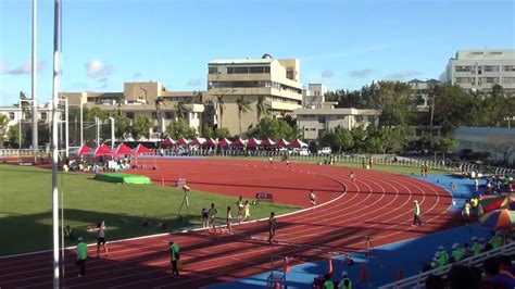 20161002160202 105年全國中等學校田徑錦標賽國男組4x400公尺接力預賽第1組 新北鷺江國中（鄭竣全 黃俊傑 曾俊凱 張瑋宸） 北市明湖國中（ 劉世宇 王羿安 吳永祥 曾宏善