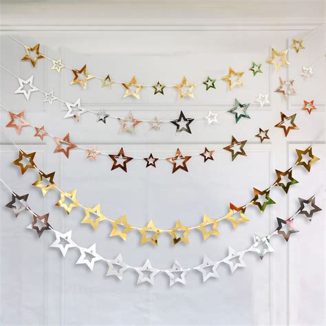 Jual Hiasan Star Hiasan Bintang Hollow Star Banner Star Dekorasi