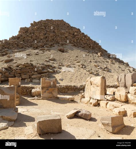 The Forecourt Sahure Pyramid 5th Dynasty Necropolis At Abu Sir Sakkara Near Cairo Egypt