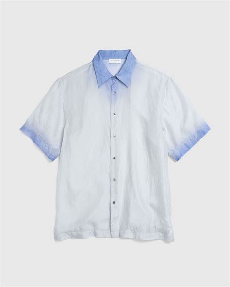 Dries Van Noten Cassidye M W Shirt Blu Highsnobiety Shop