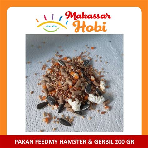 Jual Makanan Hamster FeedMy Feed My 200g Kuaci Kwaci Pakan Hamster