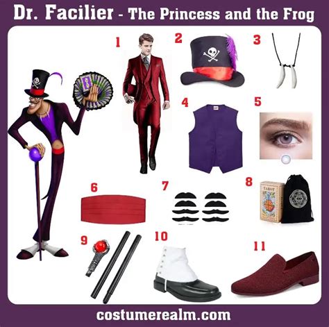 How To Dress Like Dr Facilier Costume Guide For Cosplay Halloween