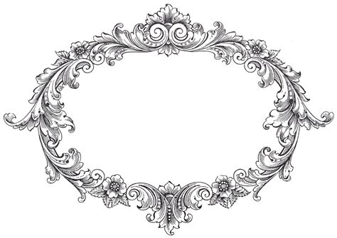 24 Frame Clipart Fancy And Ornate Updated The Graphics Fairy