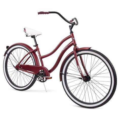 Huffy 26" Cranbrook Women's City Cruiser Bike, Dark Red - Walmart.com