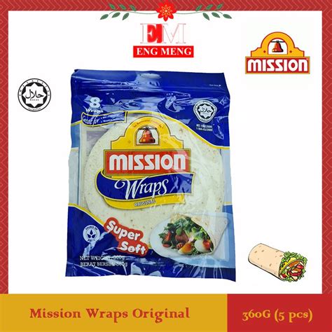 Mission Wrap Original 360G 8 Pieces Shopee Malaysia