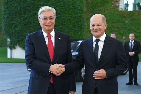 President Tokayev Holds Meeting With German Chancellor Olaf Scholz