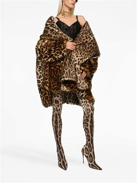 Leopard Print Thigh High Boots Dolce Gabbana Eraldo