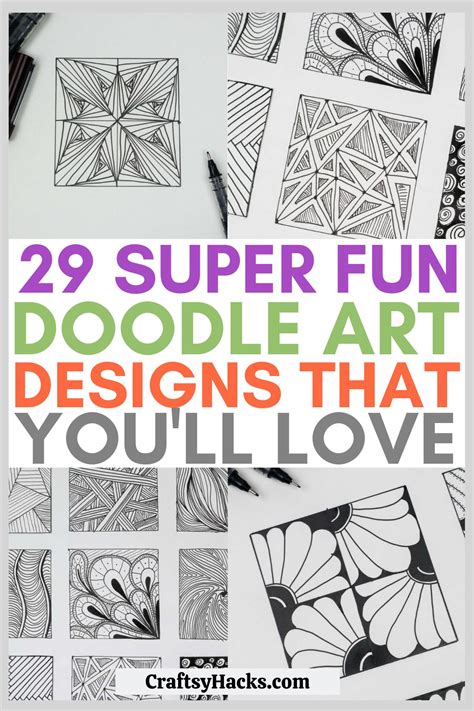 Easy Doodle Pattern Ideas Craftsy Hacks