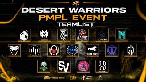 DESERT WARRIORS PMPL EVENT MADBULLS GAIMIN GLADIATORS DE MUERTE