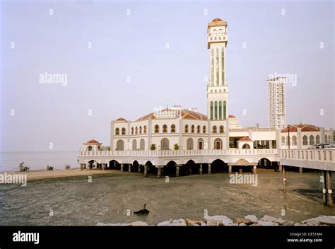 The Islamic Floating Mosque Masjid Terapung Of Tanjung Bungah In Penang