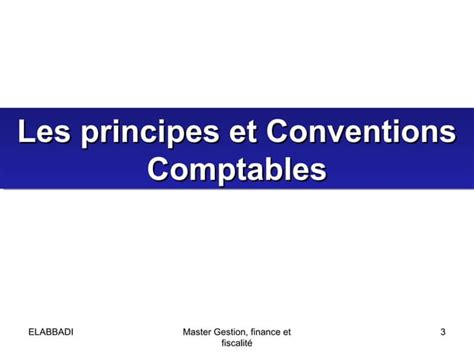 Principes Comptables Normes Internationales Comparaison Ppt