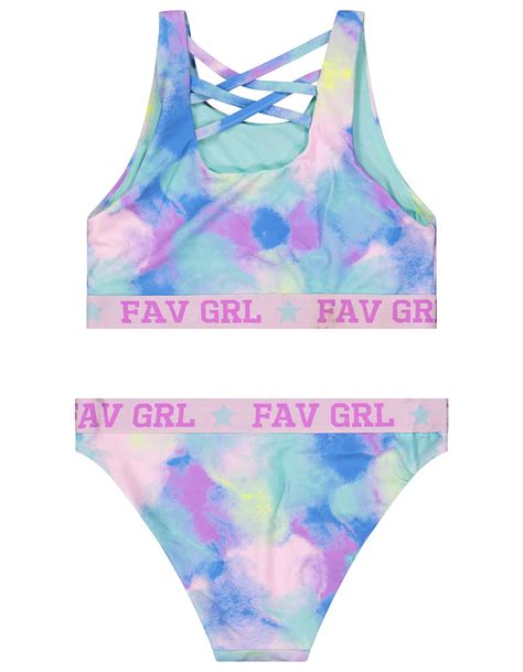 M Dchen Bikini Mit Message Print Takko Fashion