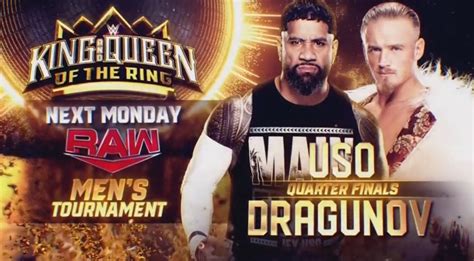 First Round Match Results For King And Queen Of The Ring Tournament