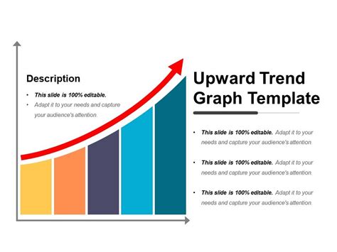 Upward Trend Graph Template Powerpoint Graphics PowerPoint