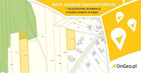 Mapa Dzia Ek Ewidencyjnych Gdzie Znale Numery Dzia Ek Ongeo Pl Blog