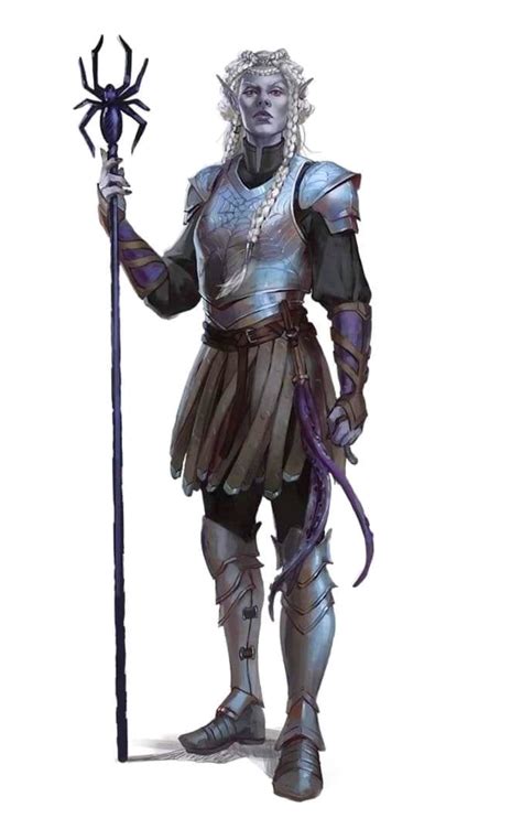 Female Drow Noble Cleric Pathfinder 2e Pfrpg Pfsrd Dnd Dandd 35 4e 5e