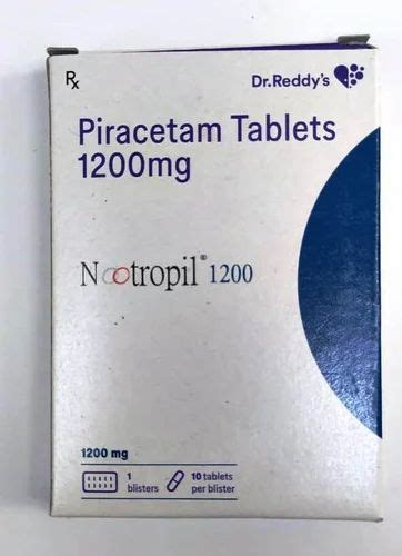 Piracetam Mg Nootropil Mg Tablet Tablets In Strip At