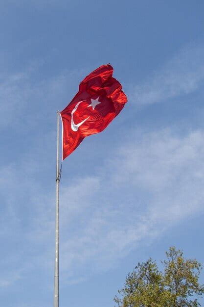 Premium Photo Turkish National Flag In View