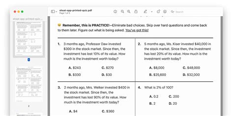 Printable Shsat Practice Tests By Ben Willenbring