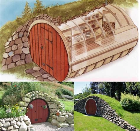 Hobbit Hole Root Keller Diy Winziger Garten Root Cellar