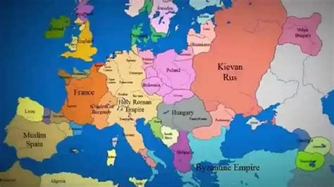 How European Borders Have Changed Since 1140