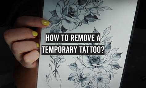 How To Remove A Temporary Tattoo Tattooprofy