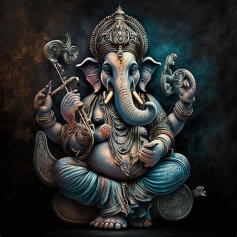 Premium Photo Illustration Of Lord Ganesha For Ganesh Chaturthi