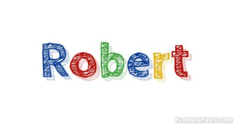 Robert Logo Herramienta De Diseño De Nombres Gratis De Flaming Text