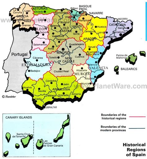 Spain Map Regions Imsa Kolese