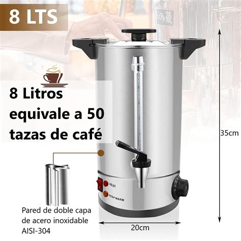 Ripley Cafetera Industrial Litros Doble Capa Acero Inox