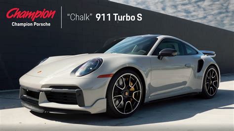 Champion Porsche Chalk Turbo S Youtube