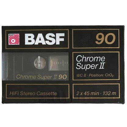 Basf Chrome Super Ii Eu Audiokazety Mc Kazety Prodej