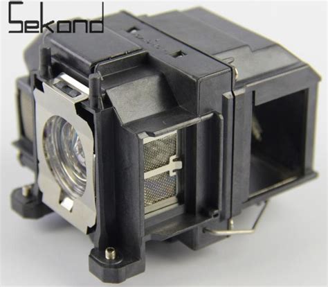 Sekond Elplp V H L Replacement Lamp With Housing For Epson Eb