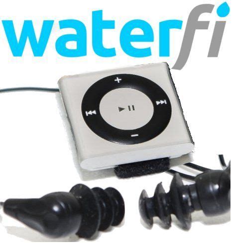 Waterfi Waterproof Ipod Shuffle Swim Kit Mp Player With Underwater